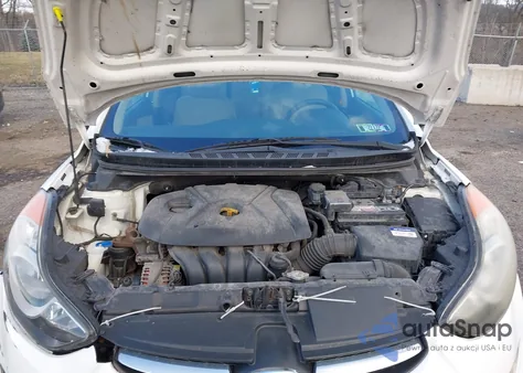 2013 Hyundai Elantra Gls from USA, damaged, VIN 5NPDH4AEXDH273581